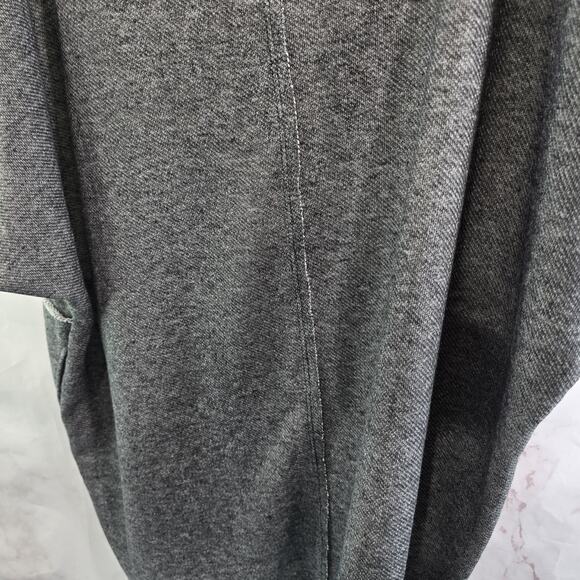 Three Bird Nest Dress Womens Medium Gray Poncho Sweatshirt Cape Wrap Cover Up - Picture 7 of 11